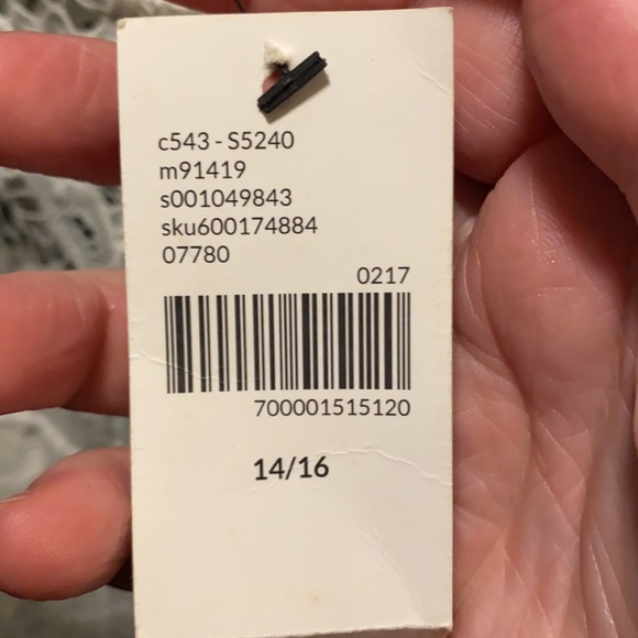 Lame Bryant Off-White Dress - Picture 4 of 4